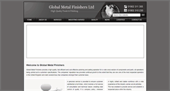 Desktop Screenshot of globalmetalfinishers.com